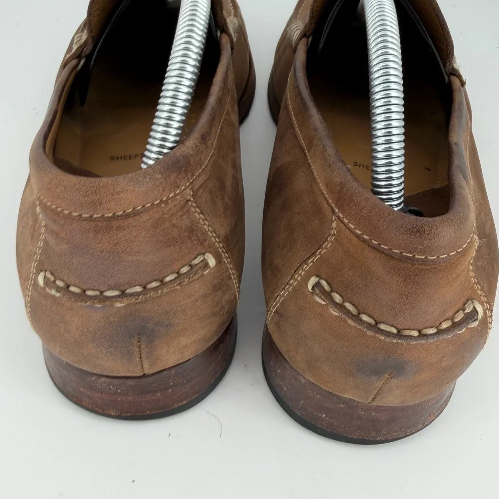 Johnston & Murphy‎ Penny Loafers Quiet Luxury Menswear Ivy League 12M Sheepskin